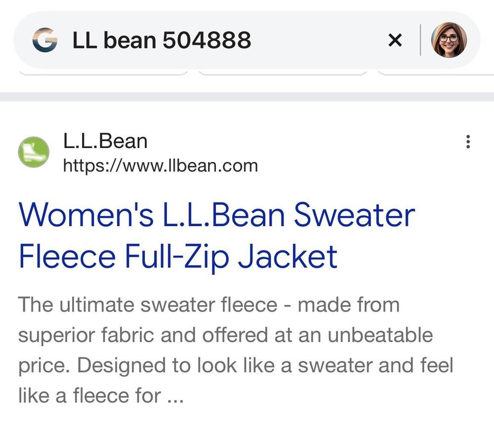 LL BEAN Sweater Fleece Jacket Full Zip Better Sweater Stand Collar Zip Pockets L - Picture 13 of 13